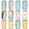 12 Pack Summer Can Cooler Sleeve Insulated Neoprene Can Coolers in Bulk, Beach Pool Bottle Can Drink Holder Party Decorations, Men Women Birthday Bachelorette Party Favor Gifts view 1