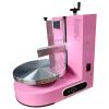 forplubossmmp 4-12 Inch Cake Scraper Icing Smoother, Electric Cake Decorating Coating Machine with Vertical Knife Adjuster, Touch Screen Control Panel, Suitable For Cake Shops, Dessert Homes,Pink view 1