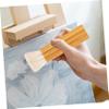 TEHAUX Wool Paint Brush with Wood Handle Portable Watercolor and Oil Painting Brushes for Fine Detail Art for Wall Painting and Textured Crafts view 3
