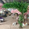 ESRADA Indoor Large Artificial Banyan Trees Simulation Plants Large Fake Banyan Tree Decoration Tree Hotel Shopping Mall Floor Living Room Green Plant Landscaping 2x1.5m/6.6x4.9ft view 2