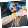 MOBUTOFU 12pcs Class of Silicone Wristbands for Graduation Comfortable Decorative Wristbands for Senior Parties Celebrate Achievements view 3