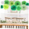 Ciieeo 14pcs Pom Poms Balls Set for Party Decorations Suitable for Showers Bridal Showers Engagements and Festivals Easy to Display and Reusable view 3