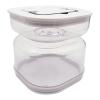Dearstar Glass Pickle Jar, Olive Hourglass Jar with Strainer,Airtight Glass Jar Pickle Juice Separator Jar Pickle Flip Jar view 1