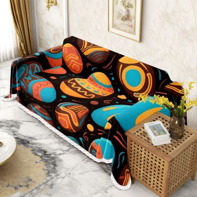 YQJcSai Easter Eggs Couch Cover for 3 Cushion Sofa Covers for Pet Dogs Cats Washable
