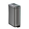 CHICKEN Garbage Cabinet Indoor Trash Can Trash Can Steel Large Capacity Trash Can with Lid Foot-Operated Trash Can Kitchen Trash Can 6L/10L Optional Kitchen Trash Can (Size : 6L) view 1