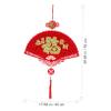 Cabilock 1pc Chinese Year Pendant Spring Festival Decorative Ornament Traditional Chinese Style Design Festive Hanging Decor for Home Office Shops Bring Luck Wealth view 2
