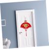 Cabilock 1pc Chinese Year Pendant Spring Festival Decorative Ornament Traditional Chinese Style Design Festive Hanging Decor for Home Office Shops Bring Luck Wealth view 4