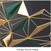 Metal Art Wall Decor Modern Wall Sculpture Metal Wall Art Sculpture, Triangular Solid Mesh Diamond Geometric Conical Wall Decor - for Home and Model Ornaments Wall Hanging Statue (150 * 60cm) (120*5 view 4