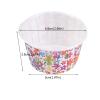 100PCS Mini Cupcake Liners Baking Cups Muffin Cases, for Home Party Wedding, Easy to Use and Remove (rainbow pattern) view 2