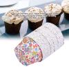 100PCS Mini Cupcake Liners Baking Cups Muffin Cases, for Home Party Wedding, Easy to Use and Remove (rainbow pattern) view 4