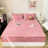 Flannel Velvet Mattress Cover, Plush Shaggy Taffeta Fleece Ultra Soft Fitted Bottom Sheet for Fall and Winter, Fitted Deep Pocket Up to 11'' (Pink, Twin35 x78) view 1
