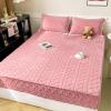 Flannel Velvet Mattress Cover, Plush Shaggy Taffeta Fleece Ultra Soft Fitted Bottom Sheet for Fall and Winter, Fitted Deep Pocket Up to 11'' (Pink, Twin35 x78) view 2