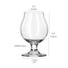 TEMKIN Mug Coffee Cup Tea Cup,Pot-Bellied Tall Feet Beer MugTransparent Glass Wine GlassesBeer Glasses for Festival Wedding Birthday Party 390ml Mugs view 2