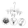 MAGICLULU Sturdy Stainless Steel Multi-Clip Rack Laundry Drying Hanger Sock Underwear Dryer Space-Saving Design view 4