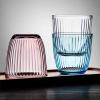 TEMKIN Water jug and glasses set,Glass Tumblers 6 Pcs Drinking Glasses Household Glass Cups Kitchen Glassware Set Colorful Water Glasses Ideal for Water, Juice, Beer, Cocktail Drinking Glasses (Colo ( view 3