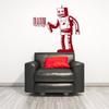 Street Art Style Robot Barcode Vinyl Decal - Trendy Wall Sticker 117 x 118 view 4