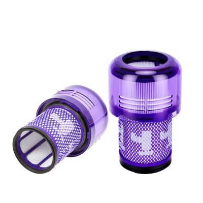 2 Pack V12 Filter Replacements for Dyson V12 Slim Vacuum Filter, Absolute Vacuum Cleaner Filter for Dyson V12 Detect Slim Vacuum, V12 Detect Slim Filter Replacement Compare to Part 971517-01 (Purple)
