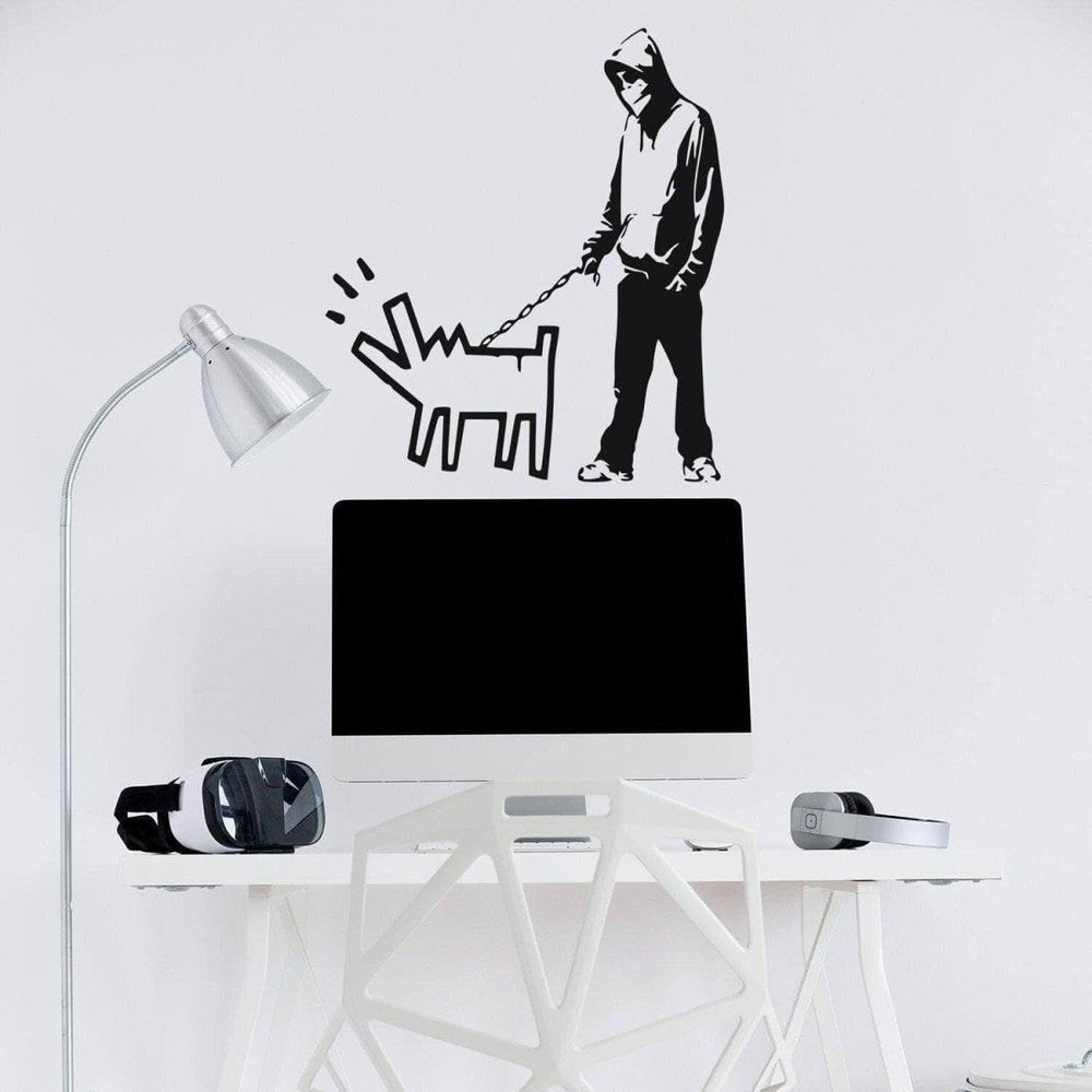 Banksy Wall Art Decal - Select Your Armament Design Sticker 18 x 20