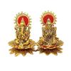 Laxmi Ganesh Statue Indian Lord Ganesha Laxmi Murti for Puja Home Temple Mandir Decorations Pooja Gift/Ganpati Lakshmi Sculptures Showpiece Indian Traditional Festival Decorations(Size:-4"X3") view 1