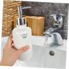 Anneome Ceramic Soap Dispenser Pump Refillable Liquid Bottle for Hand Soap Lotion and Shampoo for Bathroom and Kitchen Use view 3
