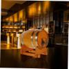 OKUMEYR 1set Wooden Wine Dispenser for Aging Beer and Red Wine Storage Stylish Craftsmanship for Home Bar and Restaurant Use view 3