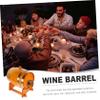 OKUMEYR 1set Wooden Wine Dispenser for Aging Beer and Red Wine Storage Stylish Craftsmanship for Home Bar and Restaurant Use view 4