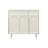 HEAIQI Shoe Closet Shoe Rack Shoe Cabinet Entrance Hall Beige Style Entrance Cabinet Corridor Decorative Storage Cabinet Free Standing Shoe Racks (Size : 120cm) view 1