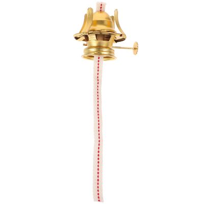 VOSAREA Oil Lamp Replacement Burner Kerosene Oil Lamp Parts Chimney Holder with Reduction Ring and Lamp Wick for Vintage s