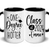 Adaira Graduation Mug Gift Now Hotter By One Degree Great Gift For College And High School Graduates, Graduation Gifts For Her, College Graduation Gifts For Him view 2