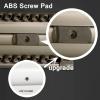NOIRDA Curtain Double Track, Ceiling Curtain Track, Curtain Track with Nano Silent Pulleys for Office Home Bay Window Room Divider(Color:White,Size:120cm) view 2