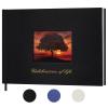 SUNEE Funeral Guest Book for Memorial & Funeral Services in Loving Memory Funeral Book, Celebration of Life Guest Book with 100 Lined Pages, Table Sign, Ribbon Bookmark and Linen Hardcover, Black view 1