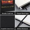 SUNEE Funeral Guest Book for Memorial & Funeral Services in Loving Memory Funeral Book, Celebration of Life Guest Book with 100 Lined Pages, Table Sign, Ribbon Bookmark and Linen Hardcover, Black view 4