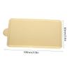 300Pcs Golden Mini Cake Boards, Mousse Cardboard Rectangular Cupcake Dessert Displays Tray Dissert Plates Pastry Base for Wedding Birthday Cake(10x6xm / 3.9x2.4in) view 2