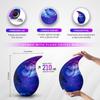 Teardrop Urns for Human Ashes Adult Large Standard Size Funeral Memorial Earns, Handcrafted Cremation Urns, Up to 200 lbs Adult Male Female Ashes, Burial Containers for Dad Women Men- Cosmic view 2