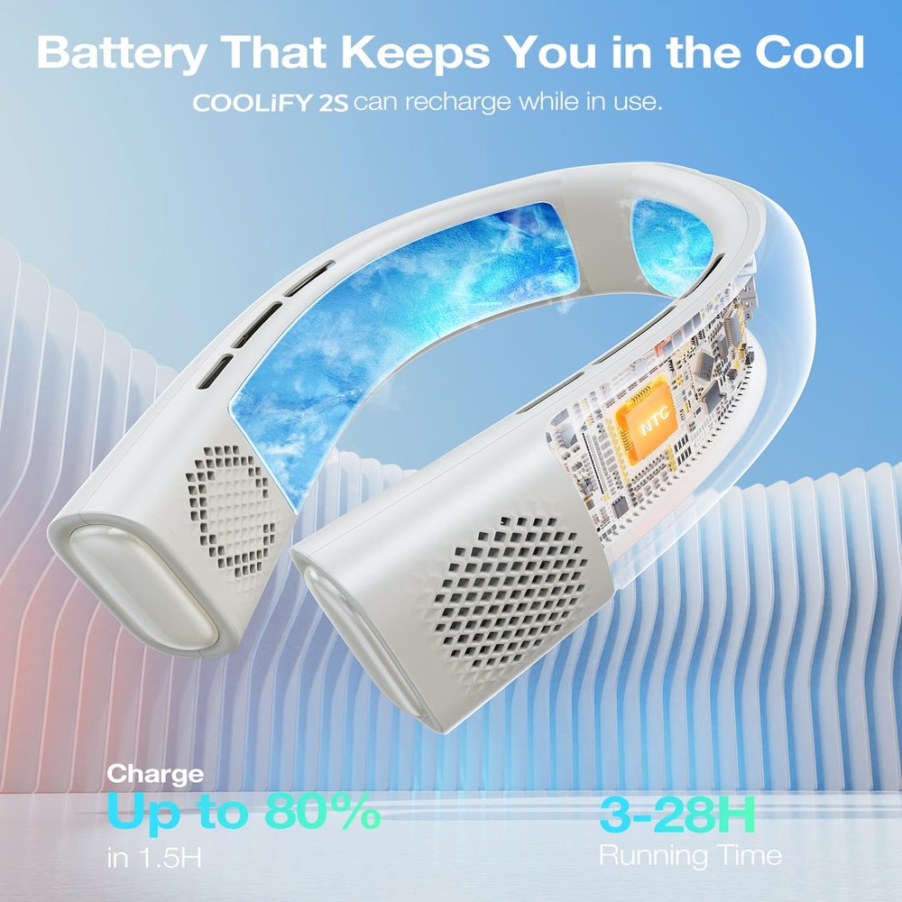TORRAS COOLIFY 2S Neck Air Conditioner and TORRAS COOLiFY Cyber2024 Flagship