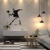 Banksy Flower Throw Me Wall Sticker - Petal Vinyl Thrower Favor Chucker Decal 165 x 165 view 1
