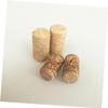 HOLIDYOYO 50pcs Wooden Wine Corks Sealing Wine Bottle Stoppers Decorative Patterns Cork Wood Material Non-tapered Design view 3