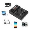 Audio Mixer, Digital Mixer Live Recording Audio Mixer Controller Dj Controller Dj Mixer Sound Board Mixing Console with Effects USB Power Supply for Recording, Live Streaming view 3