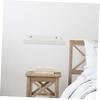 RORPOIR Floating Shelf Lip Farmhouse Wall Shelf Wall-Mounted Storage Rack for Bedroom view 2