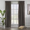 CASANEMA Thermal Insulated 100% Blackout Curtains  Extra Long Curtain Panel with Noise Reduction & Room Darkening  Hanging Back Tab  Made in Turkey (52" L x 264" W, 1 Panel) view 2