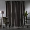CASANEMA Thermal Insulated 100% Blackout Curtains  Extra Long Curtain Panel with Noise Reduction & Room Darkening  Hanging Back Tab  Made in Turkey (52" L x 264" W, 1 Panel) view 3