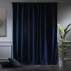 CASANEMA Thermal Insulated 100% Blackout Curtains  Extra Long Curtain Panel with Noise Reduction & Room Darkening  Hanging Back Tab  Made in Turkey (100" L x 168" W, 1 Panel) view 3