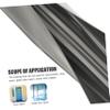 Cabilock Windproof Seal Strip for Bedroom Soundproofing Draft Stopper for Door Bottom Easy to Install Protection Against Dust and Rain Small Gray Design view 3