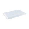CAC Foodservice Clear Storage Box Cover FS1H-CV-C Half Size Polycarbonate Clear 18x12 inch view 1