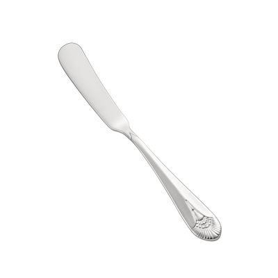 CAC China 8001-12 Royal Butter Spreader, 18/8 Extra Heavy Weight, 6 3/4" - 1 doz