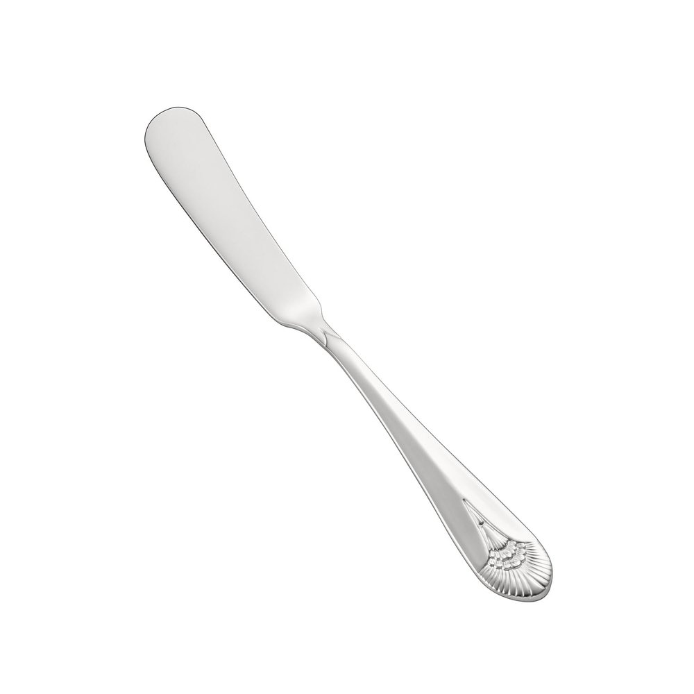 CAC China 8001-12 Royal Butter Spreader, 18/8 Extra Heavy Weight, 6 3/4" - 1 doz