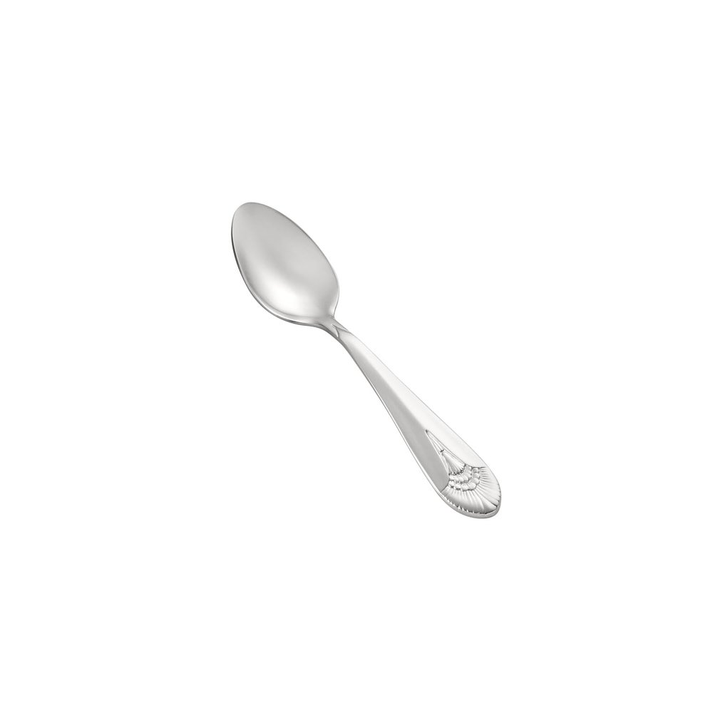 CAC China 8001-09 Royal Demitasse Spoon, 18/8 Extra Heavy Weight, 4 1/2" - 1 doz