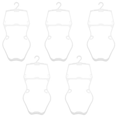 5 Pcs Swimsuit Hanger Swimwear Display Hanger Grips Kids Bathing Suit Hanger Swimwear Drying Rack Swim Hangers Hanging Rack Lingerie Storage Display Kids Swimwear Hangers Plastic