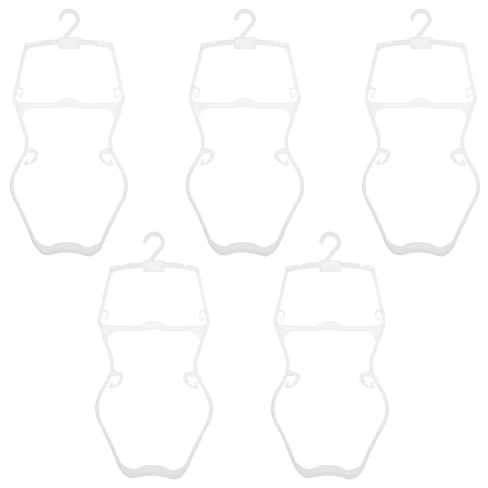 5 Pcs Swimsuit Hanger Swimwear Display Hanger Grips Kids Bathing Suit Hanger Swimwear Drying Rack Swim Hangers Hanging Rack Lingerie Storage Display Kids Swimwear Hangers Plastic
