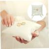 Ciieeo Elegant Lace Pillow for Weddings Cushion Detailing Wedding Decoration for Ceremony and Engagement view 3